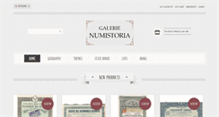 Desktop Screenshot of numistoria.com