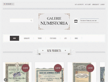 Tablet Screenshot of numistoria.com